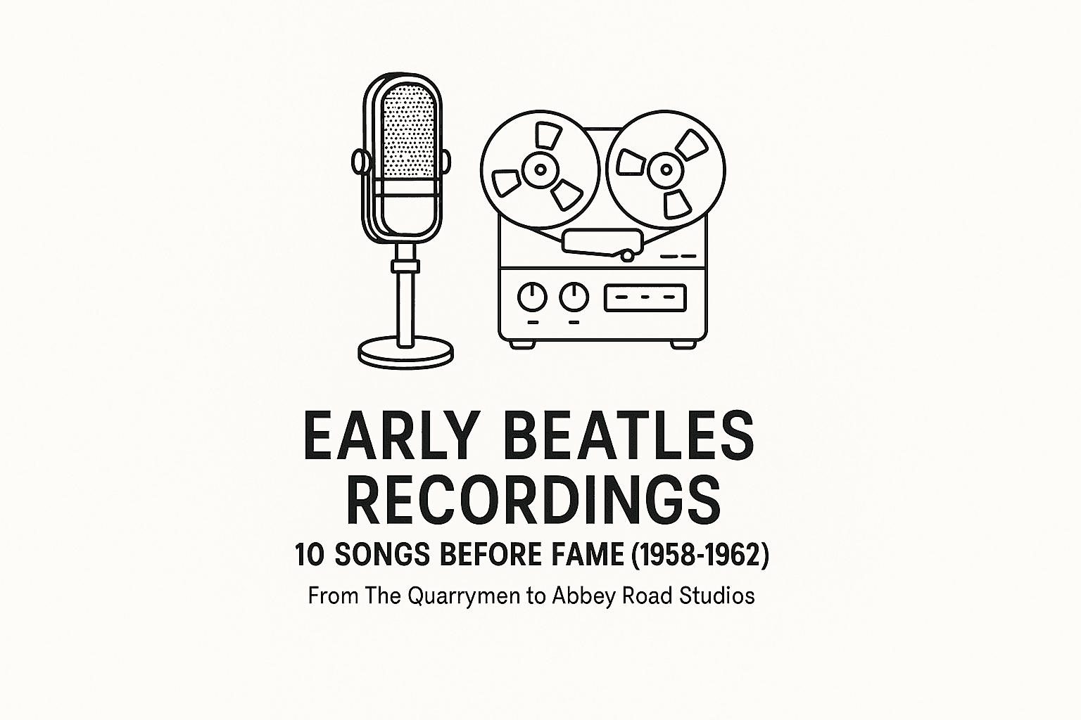 Early Beatles Recordings: 10 Songs Before Fame (1958–1962)